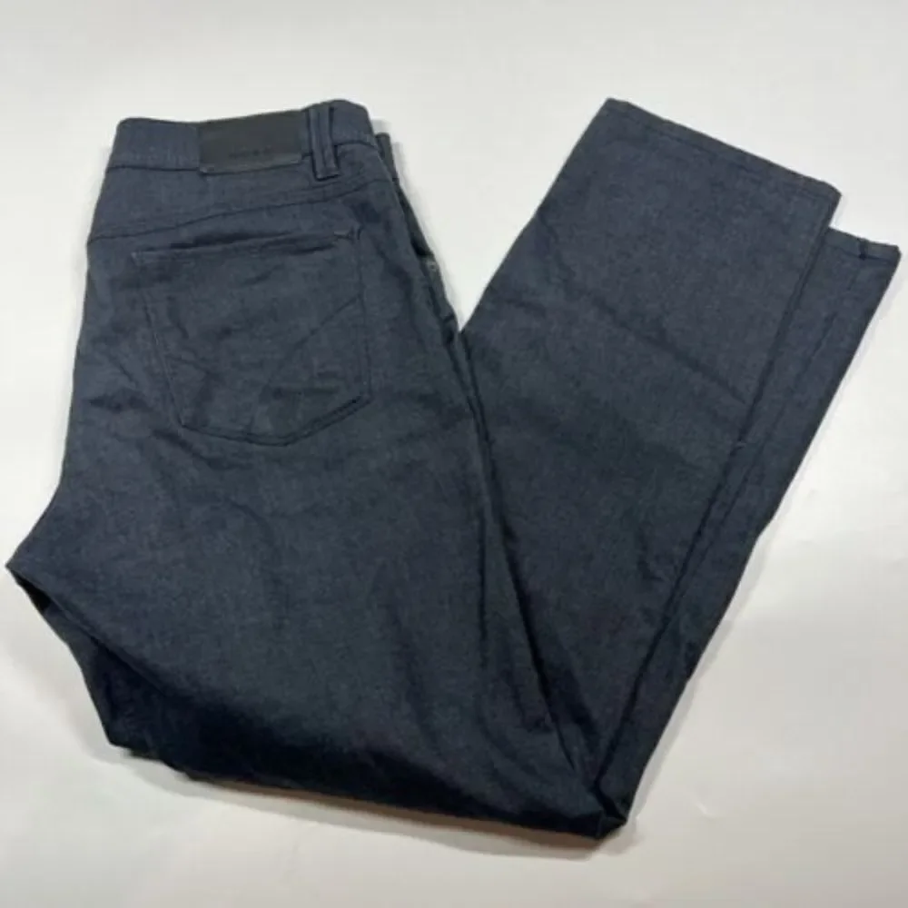 Brax Feel Good Mens Cooper Fancy Pants Straight Leg Gray Size 33x29 Regular Fit